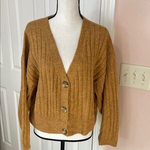 a new day Women's Button-Up Cardigan - Tan